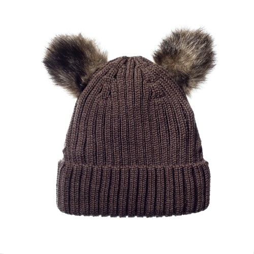 Merino Wool Brown Hat